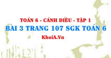 Bài 3 trang 106 SGK Toán 6 tập 1 Cánh Diều